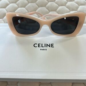 Celine Women's Pink Cat-Eye Sunglasses CL40236I